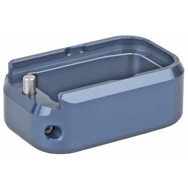 Picture of Taran Tactical Innovation Base Pad  For Glock 17/22  +3/+4  Small  Titanium Blue Finish GBP940-004