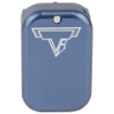 Picture of Taran Tactical Innovation Base Pad  For Glock 17/22  +3/+4  Small  Titanium Blue Finish GBP940-004