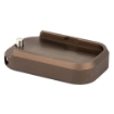 Picture of Taran Tactical Innovation Base Pad For Glock +0  9/40 Double Stack  Coyote Bronze Finish GBP940-6S