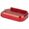 Picture of Taran Tactical Innovation Base Pad For Glock +0  9/40 Double Stack  Red Finish GBP940-3S