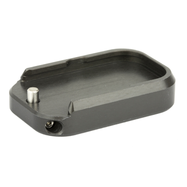 Picture of Taran Tactical Innovation Base Pad For Glock +0  9/40 Double Stack  Titanium Gray Finish GBP940-5S