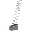 Picture of Taran Tactical Innovation Firepower Base Pad For Glock 43  +2  Titanium Gray Finish GBP9-05
