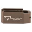 Picture of Taran Tactical Innovation PMAG +5 Base Pad for AR10  308  Coyote Bronze Finish PMBP-006
