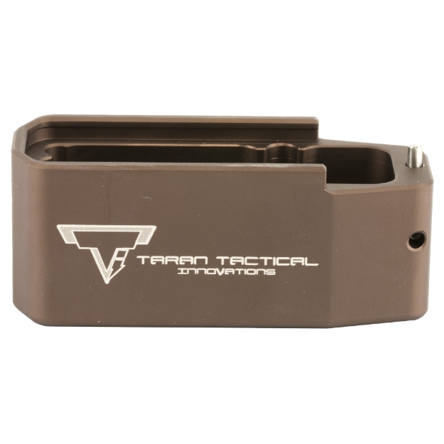 Picture of Taran Tactical Innovation PMAG +5 Base Pad for AR10  308  Coyote Bronze Finish PMBP-006