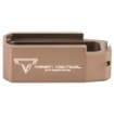 Picture of Taran Tactical Innovation PMAG Base Pad for AR15  +5  Coyote Bronze Finish PMBP-06