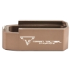Picture of Taran Tactical Innovation PMAG Base Pad for AR15  +5  Coyote Bronze Finish PMBP-06