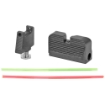 Picture of Taran Tactical Innovation Ultimate Fiber Optic Sight Set  Fits Glock MOS Standard Height  Black Finish GSSF-002
