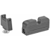 Picture of Taran Tactical Innovation Ultimate Fiber Optic Sight Set  Fits Glock RMR Cut Co-Witness Height  Black Finish GSSF-004