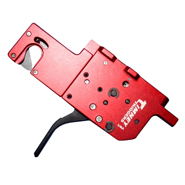 Picture of Timney Triggers Ruger Precision Rifle  Two-Stage Trigger  Straight  Black Finish  1/2LB First Stage  1LB Second Stage  the First Stage is User Adjustable From 1/2LB to 1LB and the Second Stage is User Adjustable From  1/2LB to 2LB 650ST