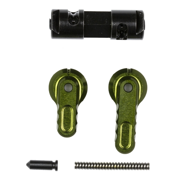 Picture of Battle Arms Development BAD-ASS-LITE  Ambidextrous Safety Selector  90/60  Lightweight  Reversible  Anodized Finish  Olive Drab Green  Aluminum Construction BAD-ASS-LITE-ODG