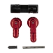 Picture of Battle Arms Development BAD-ASS-LITE  Ambidextrous Safety Selector  90/60  Lightweight  Reversible  Anodized Finish  Red  Fits AR-15  Aluminum Construction BAD-ASS-LITE-RED