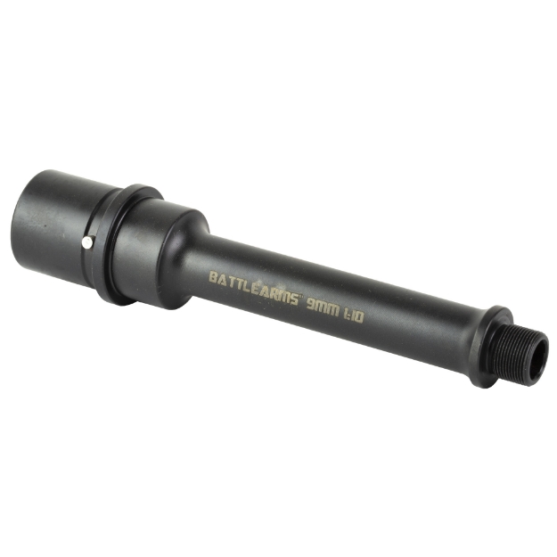 Picture of Battle Arms Development Lightweight  9MM  5.25" Barrel  1/2x36 Threaded  Nitride Finish  Black  Fits AR Rifles A-BBL5.25T9MM1-10BN