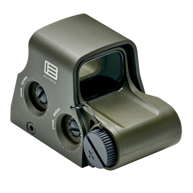 Picture of EOTech XPS2  Holographic  Non-Night Vision Compatible Sight  Red Reticle  68MOA Ring with 1 MOA Dot  Olive Drab Green  Rear Buttons XPS2-0ODGRN