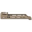 Picture of Kinetic Development Group  LLC SCAR MREX M-Lok MKII Handguard  2.2"  Fits SCAR 16s/17s  Includes 2 M-Lok Pic Rail Sections  Flat Dark Earth MRX5-MK2-140