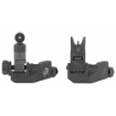 Picture of Knights Armament Company 45 Degree Offset Folding Sight Set  Fits Picatinny  Clamp Mount  600 Meter Micro Rear and Micro Front  Black Finish 31593