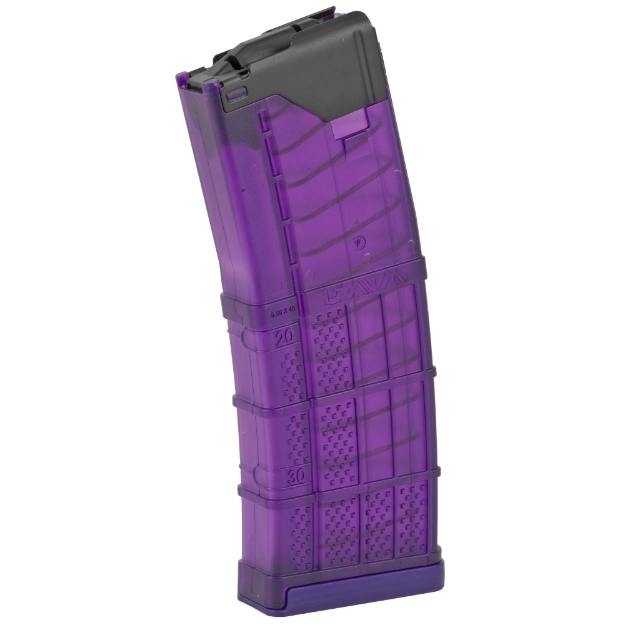 Picture of Lancer Magazine  L5 Advanced Warfighter  223 Remington/556NATO  30 Rounds  Fits AR Rifles  Polymer  Translucent Purple 999-000-2320-50