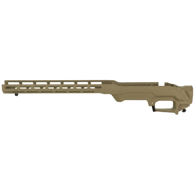 Picture of MDT LSS-XL Generation 2  Rifle Chassis  Cerakote Finish  Flat Dark Earth  Fits Remington 700 Short Action  Fixed Stock Interface 103224-FDE