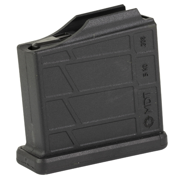 Picture of MDT Magazine  Polymer  308 Winchester/6.5 Creedmoor  5 Rounds  Black  Fits Short Action AICS Pattern 105026-BLK
