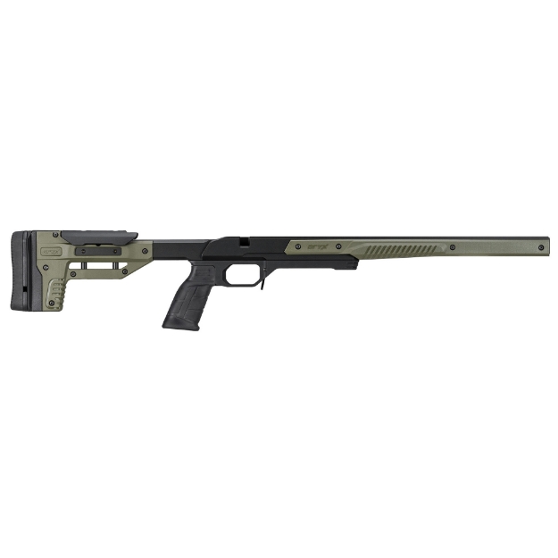 Picture of MDT ORYX  Rifle Chassis  Cerakote Finish  Olive Drab Green  Fits Savage Long Action (Not Axis) 103642-ODG