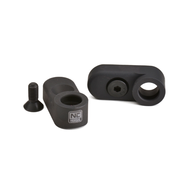 Picture of Nordic Components QD Plate for NC Shotgun Barrel Clamp  Attaches to Clamp with Included Fastener  Compatible with Standard Push-Button QD Swivels QDA-BCL-ASM