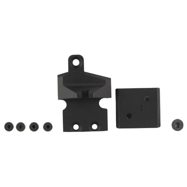 Picture of Noveske DM Slide  DLC Finish  Black  Forward Mounted Rear Sight  For Use With Holosun 509T  Fits Noveske Direct Mount Slide  Includes 509T Mounting Plates 05002703