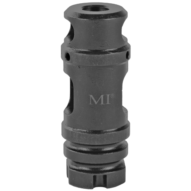 Picture of Midwest Industries AK .30 Cal Two Chamber Muzzle Brake  Black Phosphate Finish  M14 x 1.0 LH  .30 Caliber  For AK MI-MB6