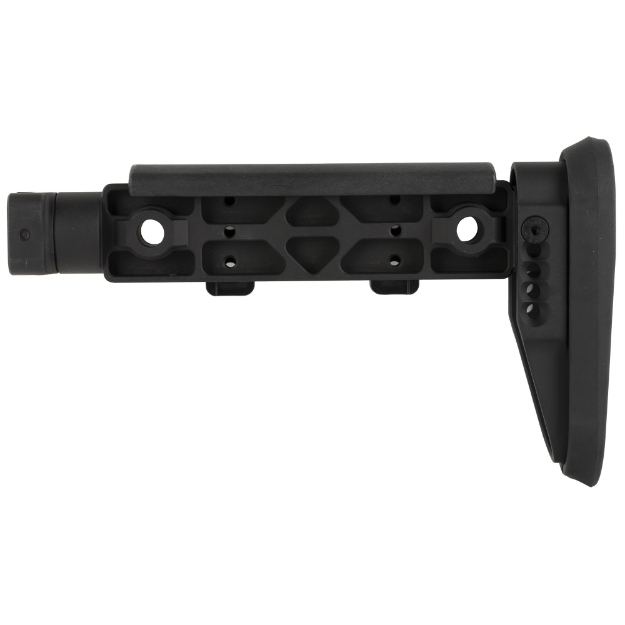 Picture of Midwest Industries Alpha Fixed Beam Stock  Fits AK47 and Other Firearms that Include a 1913 Stock Adapter  Anodized Finish  Black MI-ALPHA-FBS