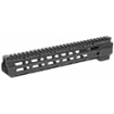 Picture of Midwest Industries Combat Rail  Handguard  11.5 " Length  M-LOK  Includes 5-Slot Polymer Rail Section  Barrel Nut and Wrench  Fits AR-15  Black Anodized Finish MI-CRM11.5