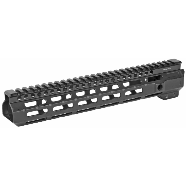 Picture of Midwest Industries Combat Rail  Handguard  11.5 " Length  M-LOK  Includes 5-Slot Polymer Rail Section  Barrel Nut and Wrench  Fits AR-15  Black Anodized Finish MI-CRM11.5