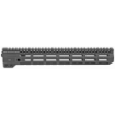 Picture of Midwest Industries Combat Rail  Handguard  13.375" Length  M-LOK  Includes 5-Slot Polymer Rail Section  Barrel Nut and Wrench  Fits AR-15  Black Anodized Finish MI-CRM13.375