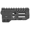 Picture of Midwest Industries Combat Rail  Handguard  4.5" Length  M-LOK  Includes 5-Slot Polymer Rail Section  Barrel Nut and Wrench  Fits AR-15  Black Anodized Finish MI-CRM4.5