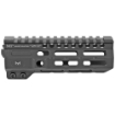 Picture of Midwest Industries Combat Rail  Handguard  6" Length  M-LOK  Includes 5-Slot Polymer Rail Section  Barrel Nut and Wrench  Fits AR-15  Black Anodized Finish MI-CRM6