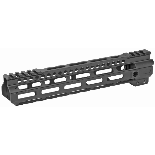 Picture of Midwest Industries Combat Rail Light Weight M-LOK Handguard  Fits AR-15 Rifles  10.5" Free Float Handguard  Wrench and Mounting Hardware Included  5-Slot Polymer M-LOK Rail Included  Black MI-CRLW10.5