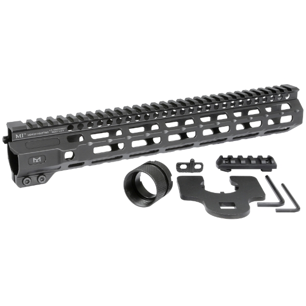 Picture of Midwest Industries Combat Rail M-LOK Handguard  Fits AR-15 Rifles  12.625"  Wrench Included  Black MI-CRM12.625