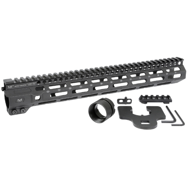 Picture of Midwest Industries Combat Rail M-LOK Handguard  Fits AR-15 Rifles  14"  Wrench Included  Black MI-CRM14