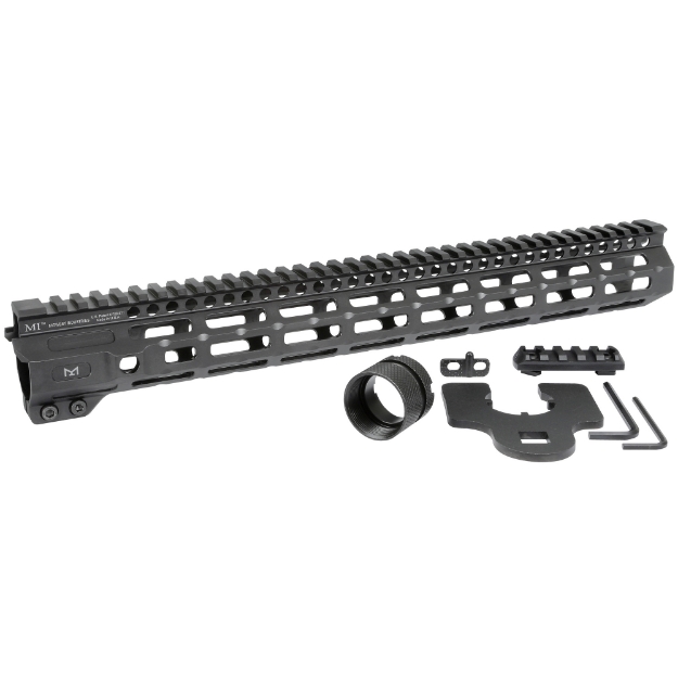 Picture of Midwest Industries Combat Rail M-LOK Handguard  Fits AR-15 Rifles  15"  Wrench Included  Black MI-CRM15