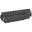 Picture of Midwest Industries Combat Rail T-Series  Free Float Handguard  7.25" Length  Quad Rail  Includes Barrel Nut and Wrench  Fits AR-15 Rifles  Black Anodized Finish MI-CRT7.25