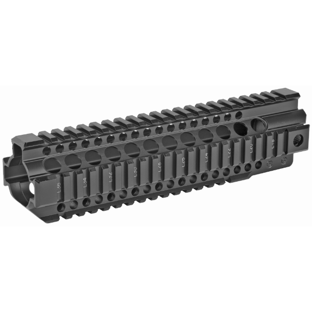 Picture of Midwest Industries Combat Rail T-Series  Free Float Handguard  9.25" Length  Quad Rail  Includes Barrel Nut and Wrench  Fits AR-15 Rifles  Black Anodized Finish MI-CRT9.25