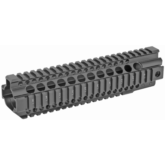 Picture of Midwest Industries Combat Rail T-Series  Free Float Handguard  9.25" Length  Quad Rail  Includes Barrel Nut and Wrench  Fits AR-15 Rifles  Black Anodized Finish MI-CRT9.5