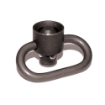 Picture of Midwest Industries Heavy Duty Flush Button Quick Detach Sling Swivel  Black MI-HDFS