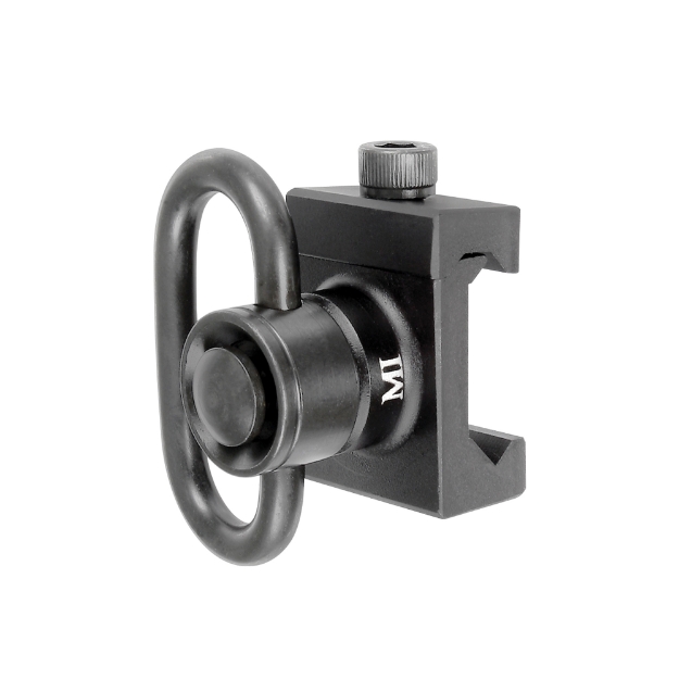 Picture of Midwest Industries Heavy Duty Front Sling Adapter  Fits Picatinny  Quick Detach  Black MCTAR-08HD
