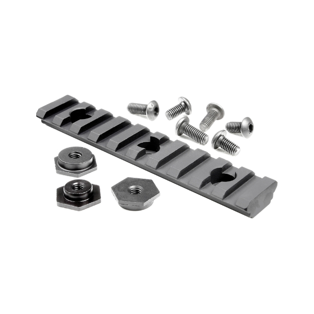Picture of Midwest Industries Long Picatinny Rail  Fits Standard Handguard  Black MCTAR-03
