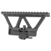 Picture of Midwest Industries MI-AKSM Mount System  Attaches to Rifles with Built in AK Receiver Rail Interface  T-marked  6061 Aluminum  6.75" Rail  Elite QD System for No Tool Adjustment and Repeat Zero  Black (Will not fit Century Arms with Side Rail) MI-AKSM