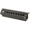 Picture of Midwest Industries Mid-Length Generation 2 Two Piece Drop-In-Handguard  Fits AR-15 Rifles  4-Rail Handguard  Built-In QD Points  9"  Black MCTAR-18G2