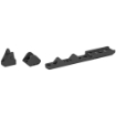 Picture of Midwest Industries Optics Rail  Picatinny  Built-in Ghost Ring Sight  Aluminum  Black Anodized Finish  Fits Marlin 1894 MI-1894-GRR