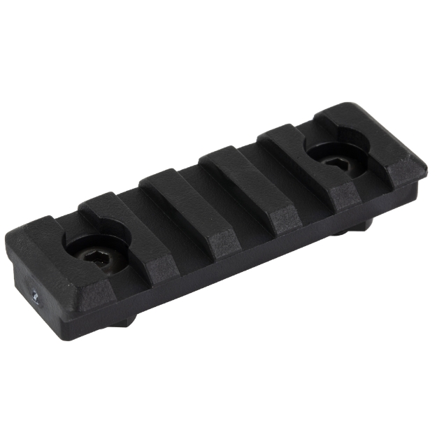 Picture of Midwest Industries Polymer M-LOK Rail  Fits M-LOK Handguards  5 Slot  Polymer Construction  Matte Finish  Black  Hardware Included MI-5PMR