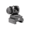 Picture of Midwest Industries Sight  Fits Picatinny  Black  Rear  Flip Up MCTAR-ERS