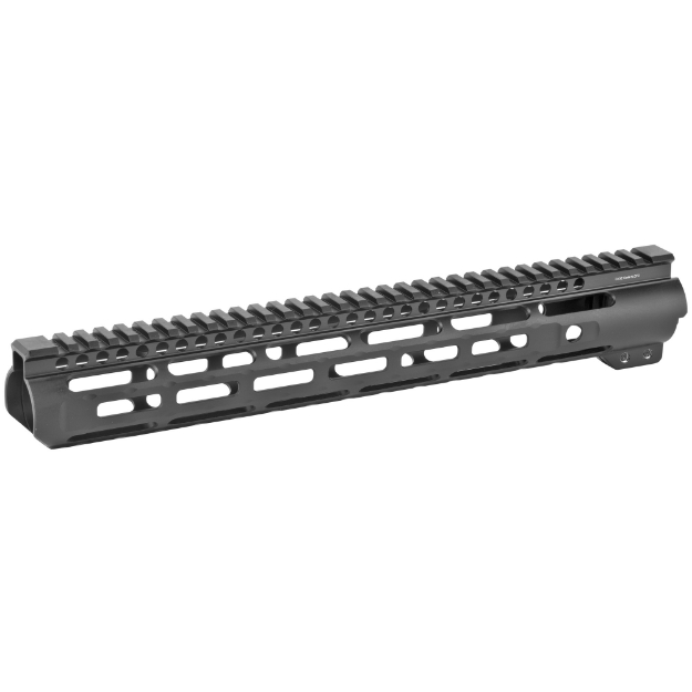 Picture of Midwest Industries Slim Line Handguard  14" Length  M-LOK. Aluminum  Fits AR-15 Rifles  Includes 5-Slot Polymer Rail  Black Anodized Finish MI-SLH14