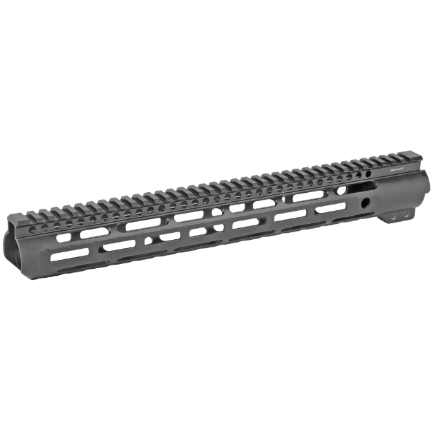 Picture of Midwest Industries Slim Line Handguard  15" Length  M-LOK  Aluminum  Fits AR-15 Rifles  Includes 5-Slot Polymer Rail  Black Anodized Finish MI-SLH15