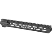 Picture of Midwest Industries Slim Line Handguard  15" Length  M-LOK  Aluminum  Fits AR-15 Rifles  Includes 5-Slot Polymer Rail  Black Anodized Finish MI-SLH15